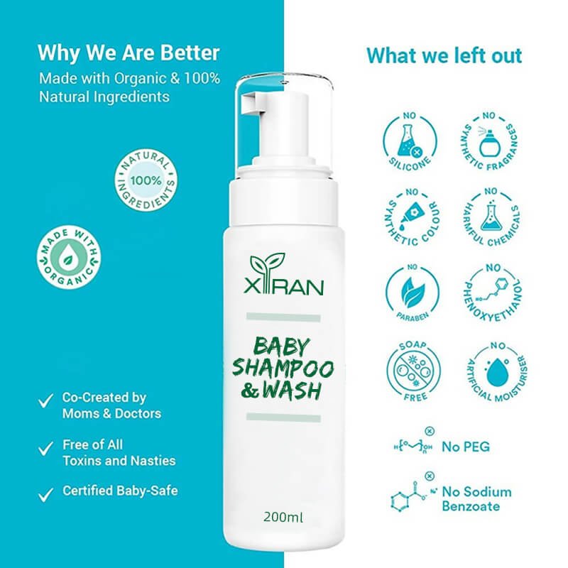 baby shampoo and wash